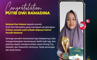 Membanggakan, Putri Dwi Ramadani Terpilih Sebagai 15 Penulis Puisi Terbaik Nasional