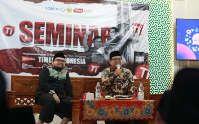 Seminar Pengelolaan Website Pesantren Zainul Hasan Genggong Bersama Times Indonesia