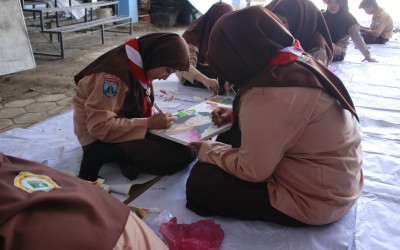 Teladani Semangat Para Pahlawan, Osis SMA Unggulan Haf-Sa Gelar Lomba Melukis Pahlawan