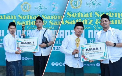 Tim Santri dan Guru Raih Juara 1 Dalam Lomba HSN 2024 Se-Genggong Raya