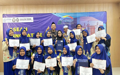 Tiga Tim SMA Unggulan Haf-Sa Sabet 3 Medali Pada Ajang AISEEF di Semarang