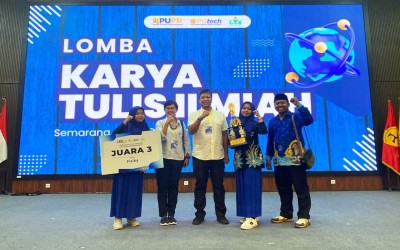 Kado Terindah HSN 2024; Santri SMA Unggulan Haf-Sa Raih Juara KTI Bidang Fisika PUPR, Semarang